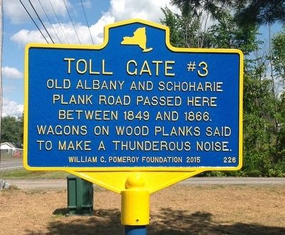 Toll Gate #3 Marker. Click for full size. Toll Gate #3 Marker image. Click for full size.