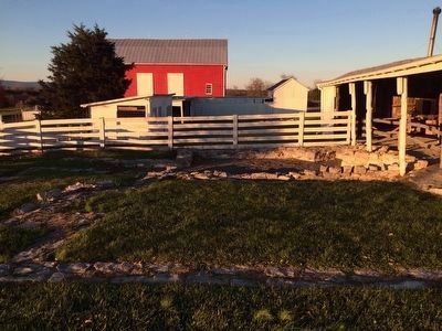 Site of the Old Hall at Belle Grove. Click for full size. Site of the Old Hall at Belle Grove image. Click for full size.
