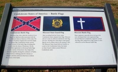 Confederate States of America - Battle Flags Marker image. Click for full size.