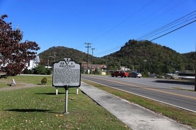 Saltville Marker. Click for full size. Saltville Marker image. Click for full size.