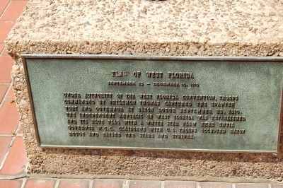 Flag of West Florida Marker. Click for full size. Flag of West Florida Marker image. Click for full size.