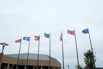 Seven Flags waving. Click for full size. Seven Flags waving image. Click for full size.