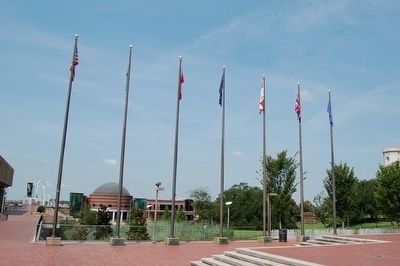 7 flags over Baton Rouge. Click for full size. 7 flags over Baton Rouge image. Click for full size.