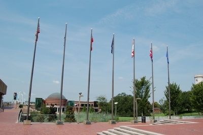 7 flags over Baton Rouge image. Click for full size.