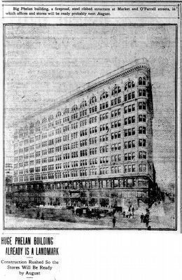 Huge Phelan Building Already is a Landmark image. Click for full size.