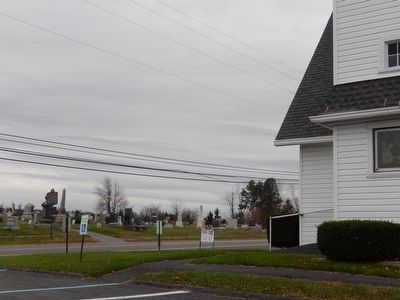 Philip Benner Marker across the street from the Buffalo Run Church. Click for full size. Philip Benner Marker across the street from the Buffalo Run Church image. Click for full size.