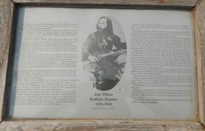 Jim White Marker. Click for full size. Jim White Marker image. Click for full size.