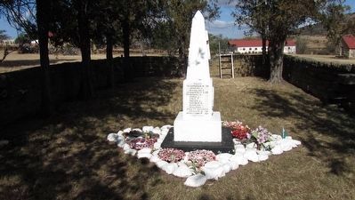 Rorke's Drift Memorial Marker. Click for full size. Rorke's Drift Memorial Marker image. Click for full size.