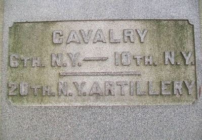 Civil War Memorial Cavalry - Artillery Honor Roll image. Click for full size.