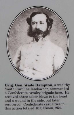 Gen. Wade Hampton. Click for full size. Gen. Wade Hampton image. Click for full size.