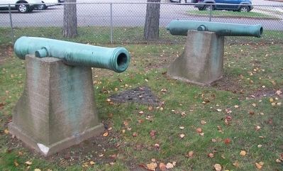 Civil War Memorial Cannon Tubes image. Click for full size.
