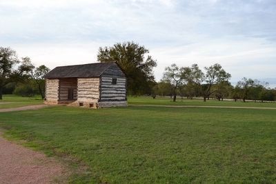 Cabin B and<br>View Towards Marker on Ranch Road 1. Click for full size. Cabin B and<br>View Towards Marker on Ranch Road 1 image. Click for full size.
