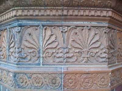 Corning Free Academy Entrance Terra Cotta image. Click for full size.
