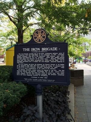 The Iron Brigade Marker image. Click for full size.