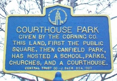 Courthouse Park Marker image. Click for full size.