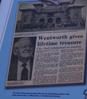 Wentworth gives lifetime treasure image. Click for full size.
