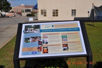 Gateway to Florida’s History Marker. Click for full size. Gateway to Florida’s History Marker image. Click for full size.
