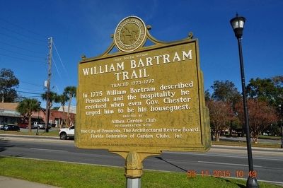 William Bartram Trail Marker. Click for full size. William Bartram Trail Marker image. Click for full size.
