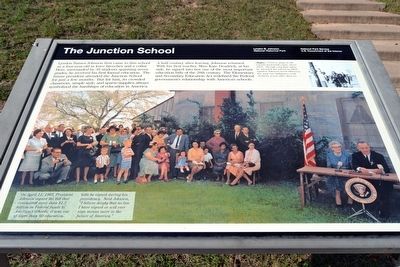 The Junction School Marker. Click for full size. The Junction School Marker image. Click for full size.