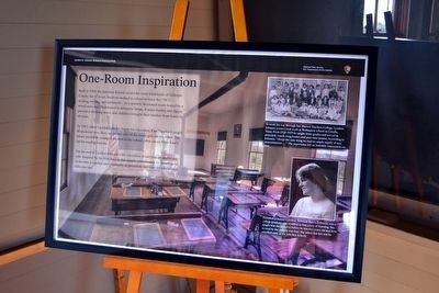 One-Room Inspiration Interpretive Sign. Click for full size. One-Room Inspiration Interpretive Sign image. Click for full size.