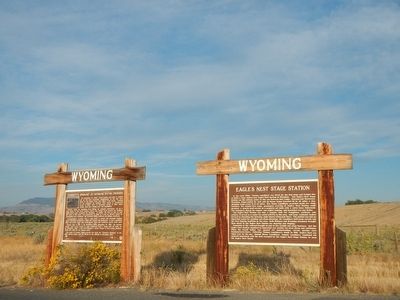 "Corbett's Shebang" at Sinking Water Crossing Marker. Click for full size. "Corbett's Shebang" at Sinking Water Crossing Marker image. Click for full size.