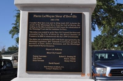 Pierre LeMoyne Sieur d'Iberville Marker image. Click for full size.