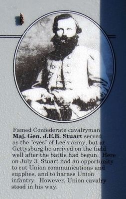 Maj. Gen. J.E.B. Stuart<br>Commander, Confederate Cavalry Corps. Click for full size. Maj. Gen. J.E.B. Stuart<br>Commander, Confederate Cavalry Corps image. Click for full size.