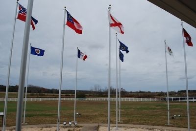 Mississippi's Final Stands Interpretive Center Flags. Click for full size. Mississippi's Final Stands Interpretive Center Flags image. Click for full size.