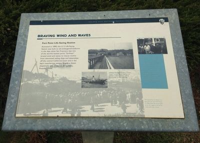 Braving Wind and Waves Marker. Click for full size. Braving Wind and Waves Marker image. Click for full size.