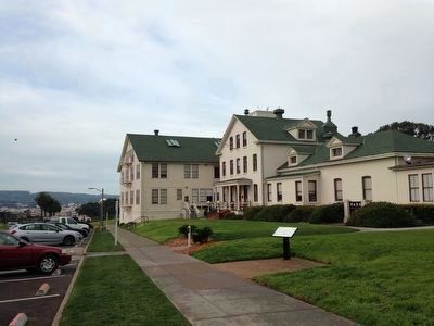 San Francisco Port of Embarkation Building and Marker. Click for full size. San Francisco Port of Embarkation Building and Marker image. Click for full size.