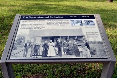 The Reconstructed Birthplace Marker image. Click for full size.