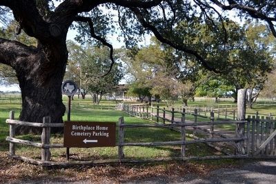 The Reconstructed Birthplace as viewed from Park Road 49. Click for full size. The Reconstructed Birthplace as viewed from Park Road 49 image. Click for full size.