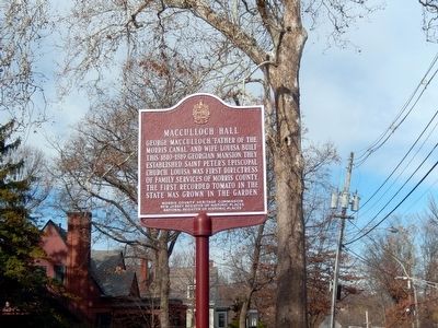 MacCulloch Hall Marker image. Click for full size.