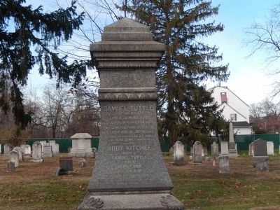 Samuel Tuttle gravemarker. Click for full size. Samuel Tuttle gravemarker image. Click for full size.