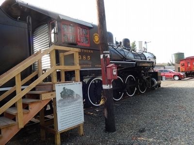 I Am Steam Locomotive No. 385 Marker image. Click for full size.