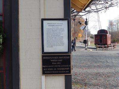 Pennsylvania Railroad “Watch Box” Marker image. Click for full size.