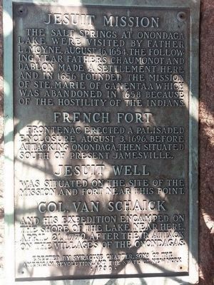Jesuit Mission Marker image. Click for full size.