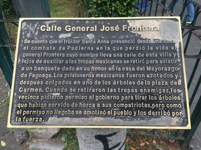 General Jos Frontera Marker image. Click for full size.