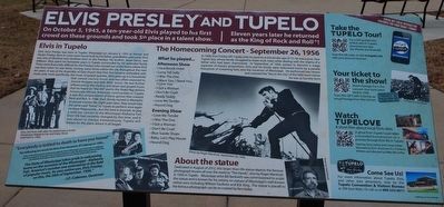 Elvis Presley and Tupelo Marker. Click for full size. Elvis Presley and Tupelo Marker image. Click for full size.
