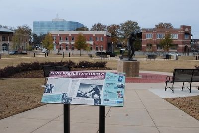 Elvis Presley and Tupelo Marker. Click for full size. Elvis Presley and Tupelo Marker image. Click for full size.