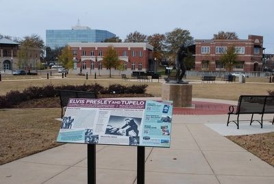 Elvis Presley and Tupelo Marker image. Click for full size.