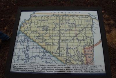 Treaty of Pontotoc Marker. Click for full size. Treaty of Pontotoc Marker image. Click for full size.