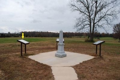 Treaty of Pontotoc Marker. Click for full size. Treaty of Pontotoc Marker image. Click for full size.