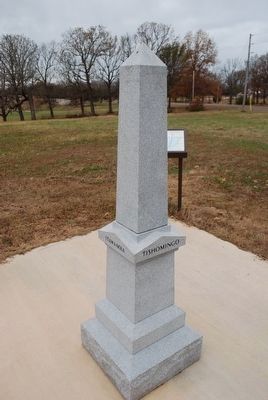 Treaty of Pontotoc Marker image. Click for full size.