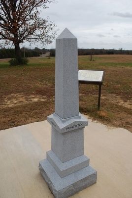 Treaty of Pontotoc Marker. Click for full size. Treaty of Pontotoc Marker image. Click for full size.