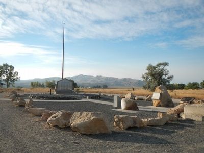Heart Mountain Relocation Center Memorial Park and Marker image. Click for full size.