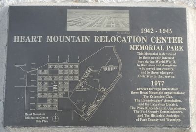 Heart Mountain Relocation Center Memorial Park image. Click for full size.