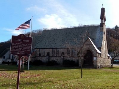 St. John�s Church Marker image. Click for full size.