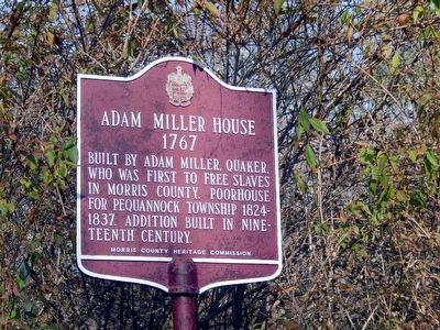 Adam Miller House Marker image. Click for full size.