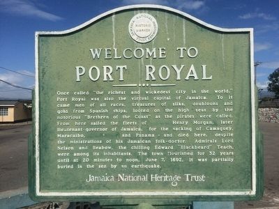 Port Royal Marker image. Click for full size.